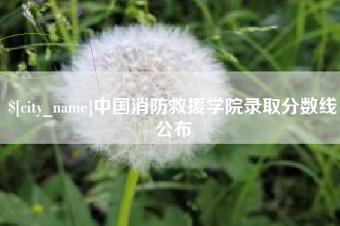 阿拉善盟中国消防救援学院录取分数线公布