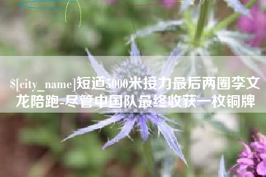 阿拉善盟短道5000米接力最后两圈李文龙陪跑-尽管中国队最终收获一枚铜牌