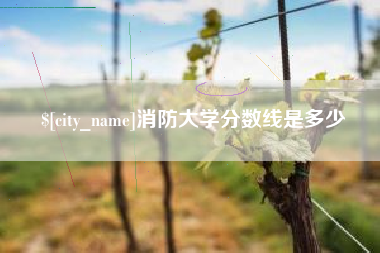 阿拉善盟消防大学分数线是多少
