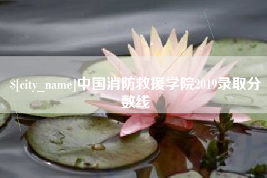 阿拉善盟中国消防救援学院2019录取分数线