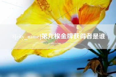 阿拉善盟第九枚金牌获得者是谁