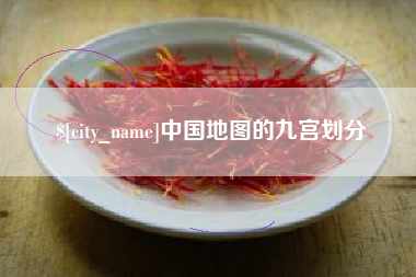 阿拉善盟中国地图的九宫划分