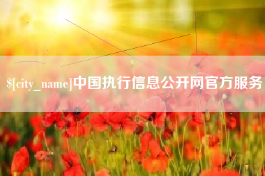 阿拉善盟中国执行信息公开网官方服务