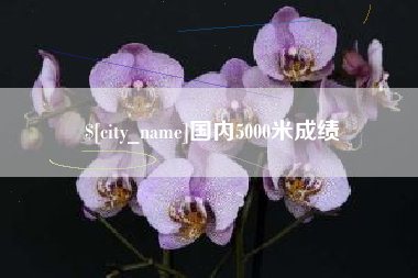 阿拉善盟国内5000米成绩