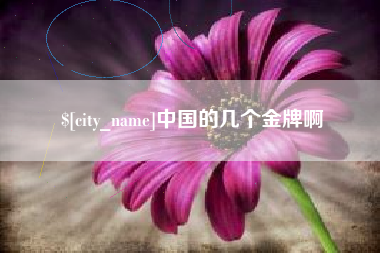 阿拉善盟中国的几个金牌啊
