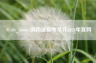 阿拉善盟消防证报考条件2024年官网