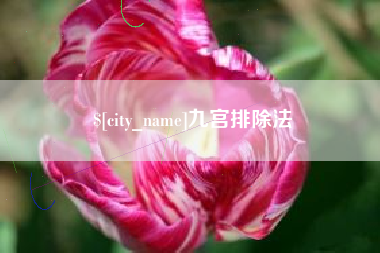 阿拉善盟九宫排除法