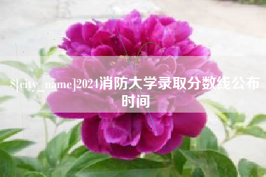 阿拉善盟2024消防大学录取分数线公布时间