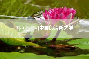 阿拉善盟中国的消防大学