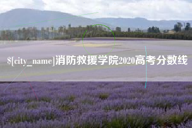 阿拉善盟消防救援学院2020高考分数线