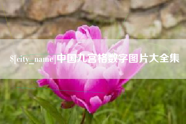 阿拉善盟中国九宫格数字图片大全集