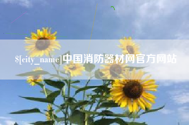 阿拉善盟中国消防器材网官方网站