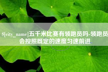 阿拉善盟五千米比赛有领跑员吗-领跑员会按照既定的速度匀速前进