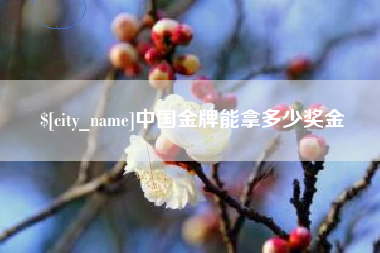 阿拉善盟中国金牌能拿多少奖金