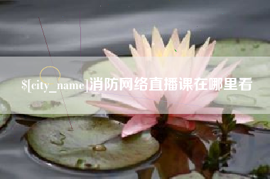 阿拉善盟消防网络直播课在哪里看