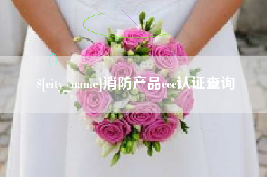 阿拉善盟消防产品ccc认证查询