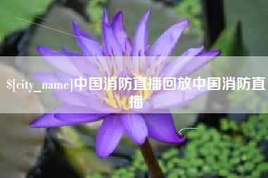 阿拉善盟中国消防直播回放中国消防直播