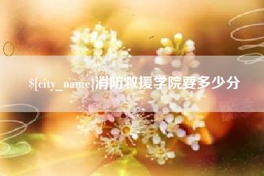 阿拉善盟消防救援学院要多少分